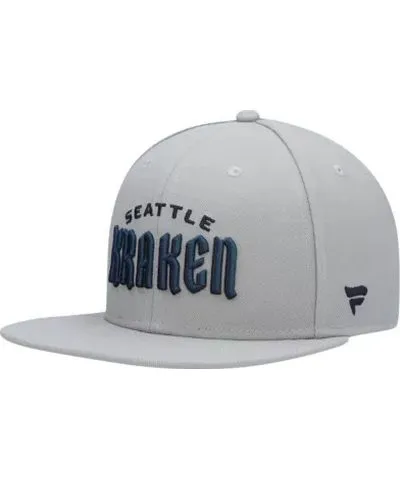 Fanatics Men's NHL Fanatics Seattle Kraken Wordmark Logo Snapback Hat