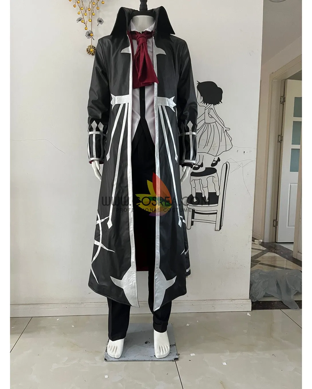 Fate Grand Order Charles Henri Sanson PU Leather Version A Cosplay Costume