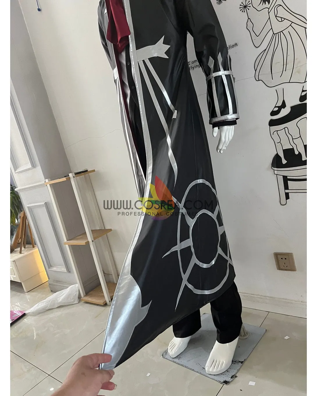 Fate Grand Order Charles Henri Sanson PU Leather Version A Cosplay Costume