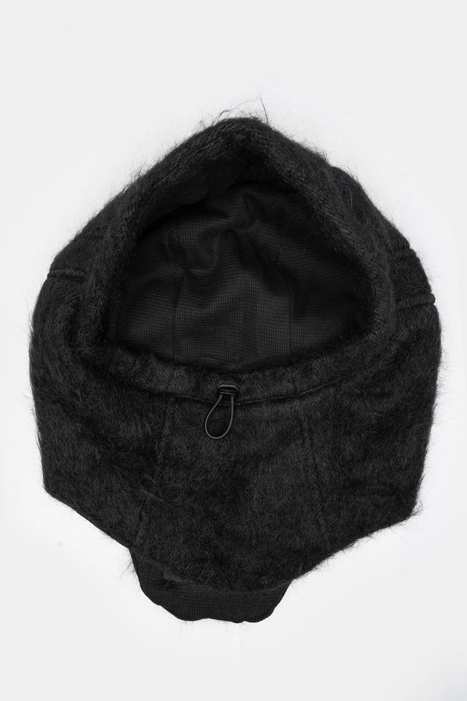 Faux fur retract hood