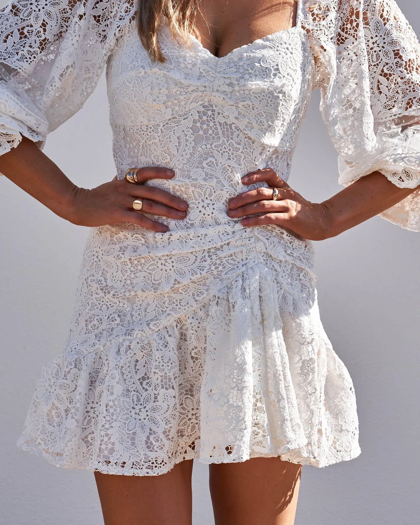 Gabbi Dress - White