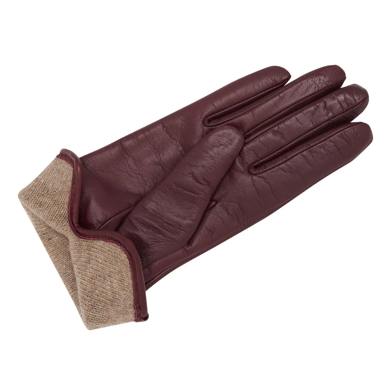 GALA GLOVES Nappa Leather Cashmere Wool Lined Gloves - Begonia