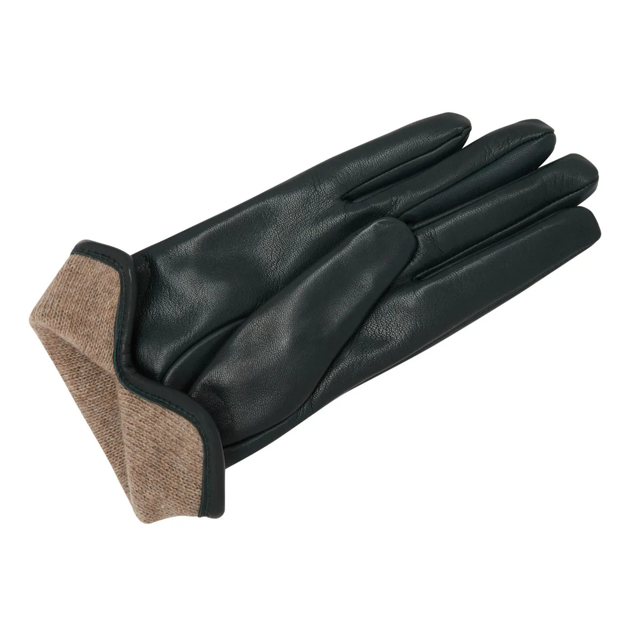 GALA GLOVES Nappa Leather Cashmere Wool Lined Gloves - Dark Green