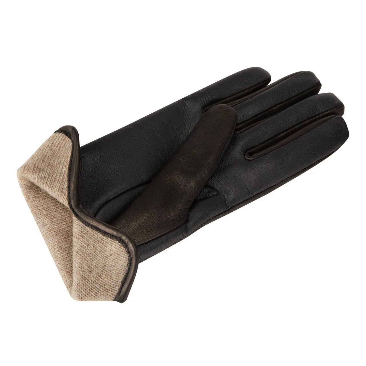 GALA GLOVES Nappa Leather Lined Touch-Screen Gloves - NERO