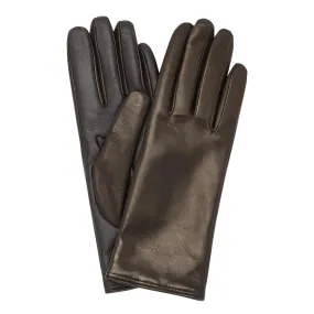 GALA GLOVES Nappa Leather Lined Touch-Screen Gloves - NERO