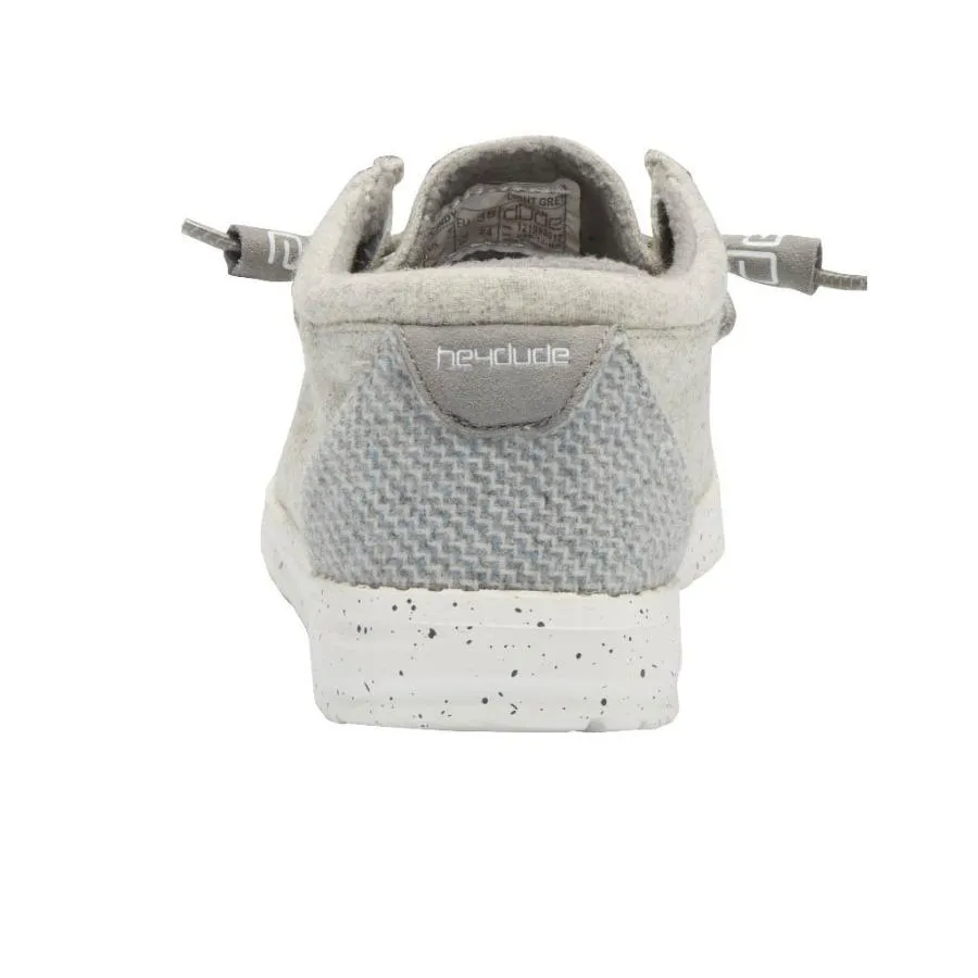 Hey Dude Womens Cindy Bootie- Light Grey