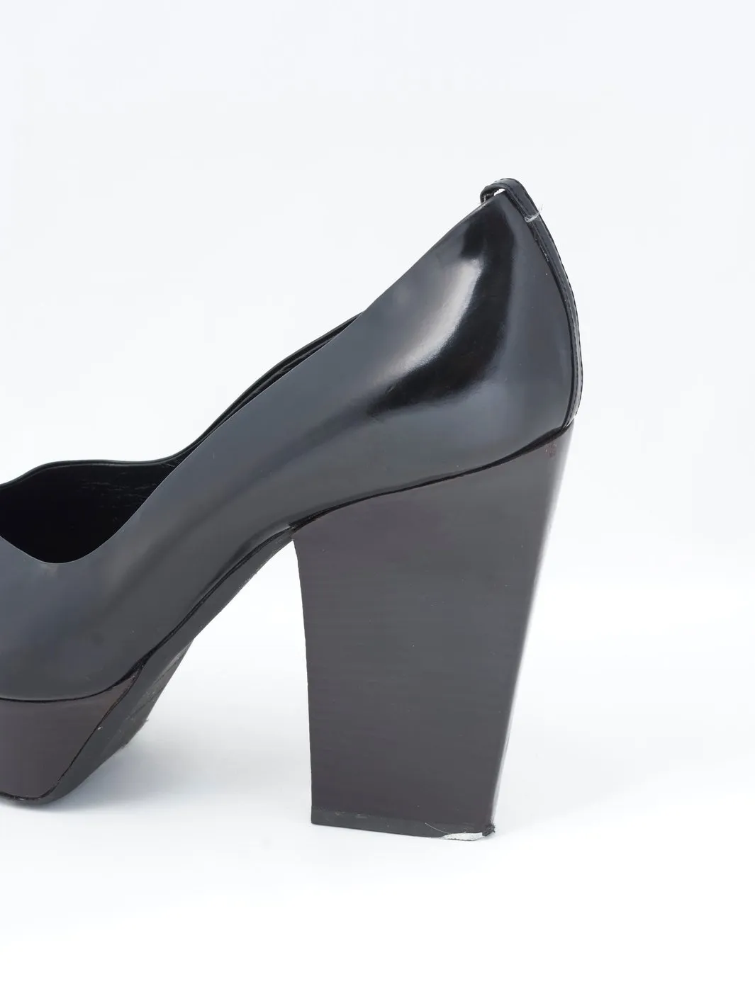 Jil Sander pumps in black patent leather