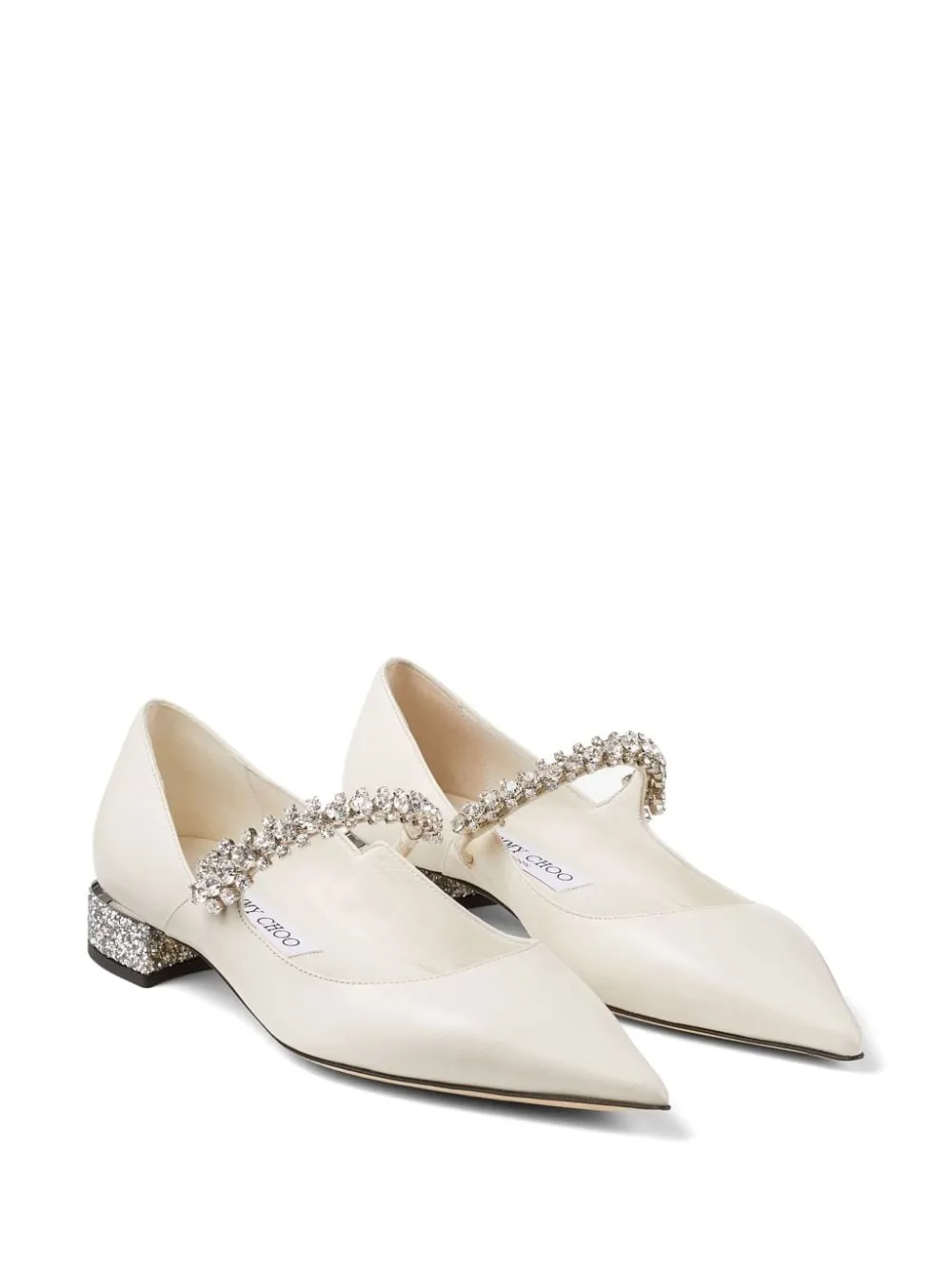 Jimmy Choo Flat Shoes White