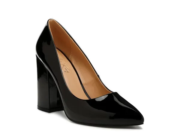 Kamira Black Heel Pumps