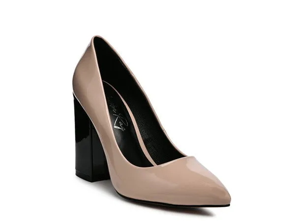 Kamira Black Heel Pumps