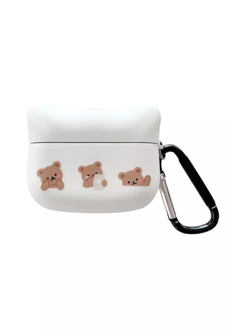 Kings Collection Cute Brown Bear AirPods Case (KCAC2236)