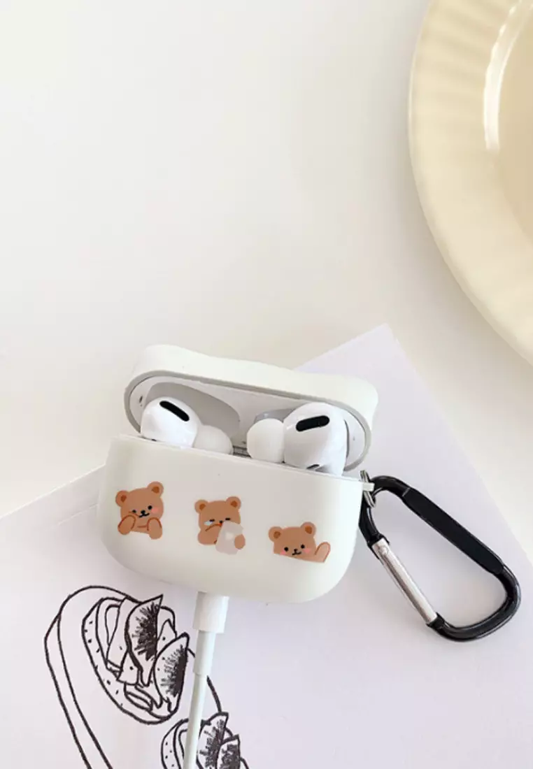 Kings Collection Cute Brown Bear AirPods Case (KCAC2236)