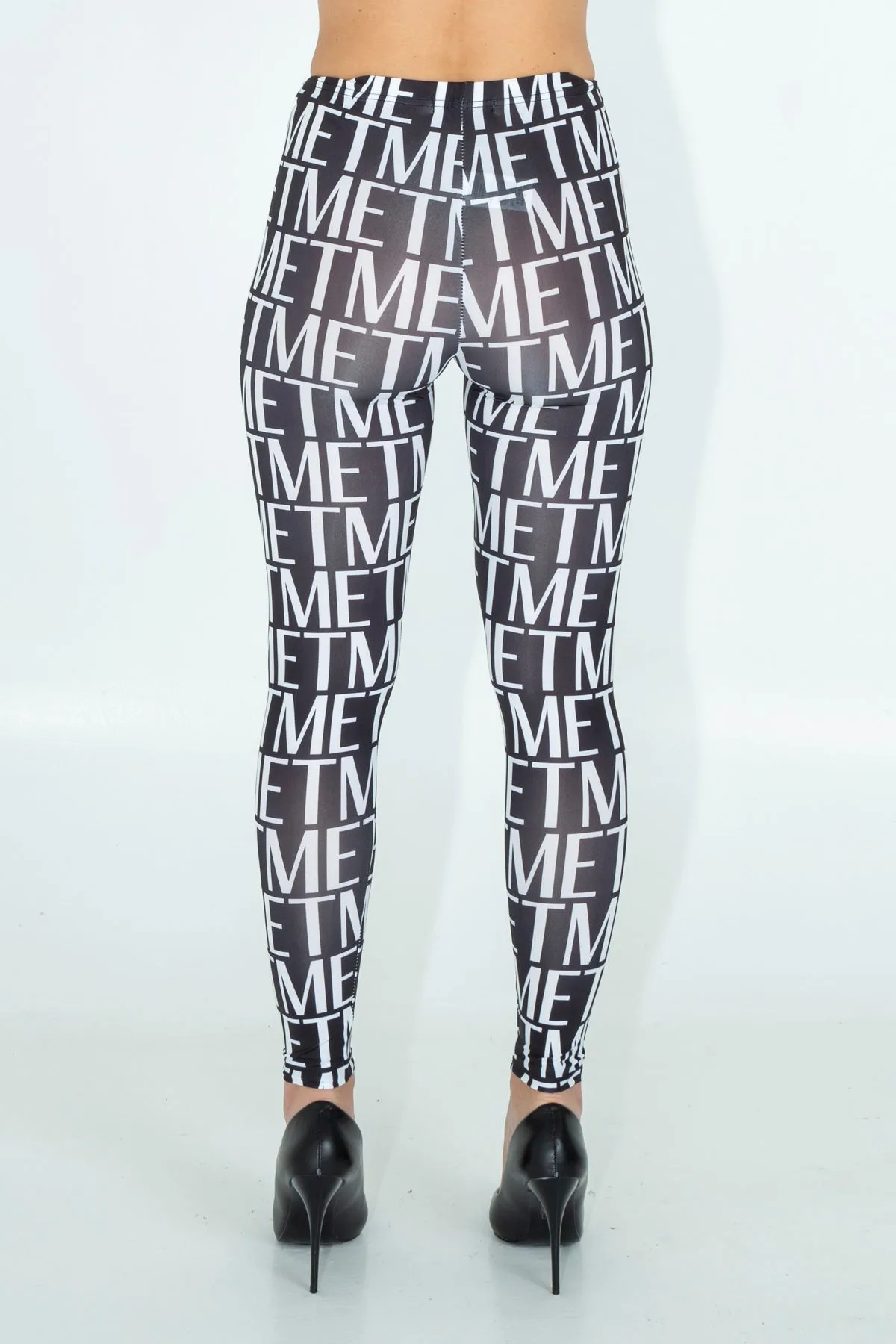 Leggings con motivo allover