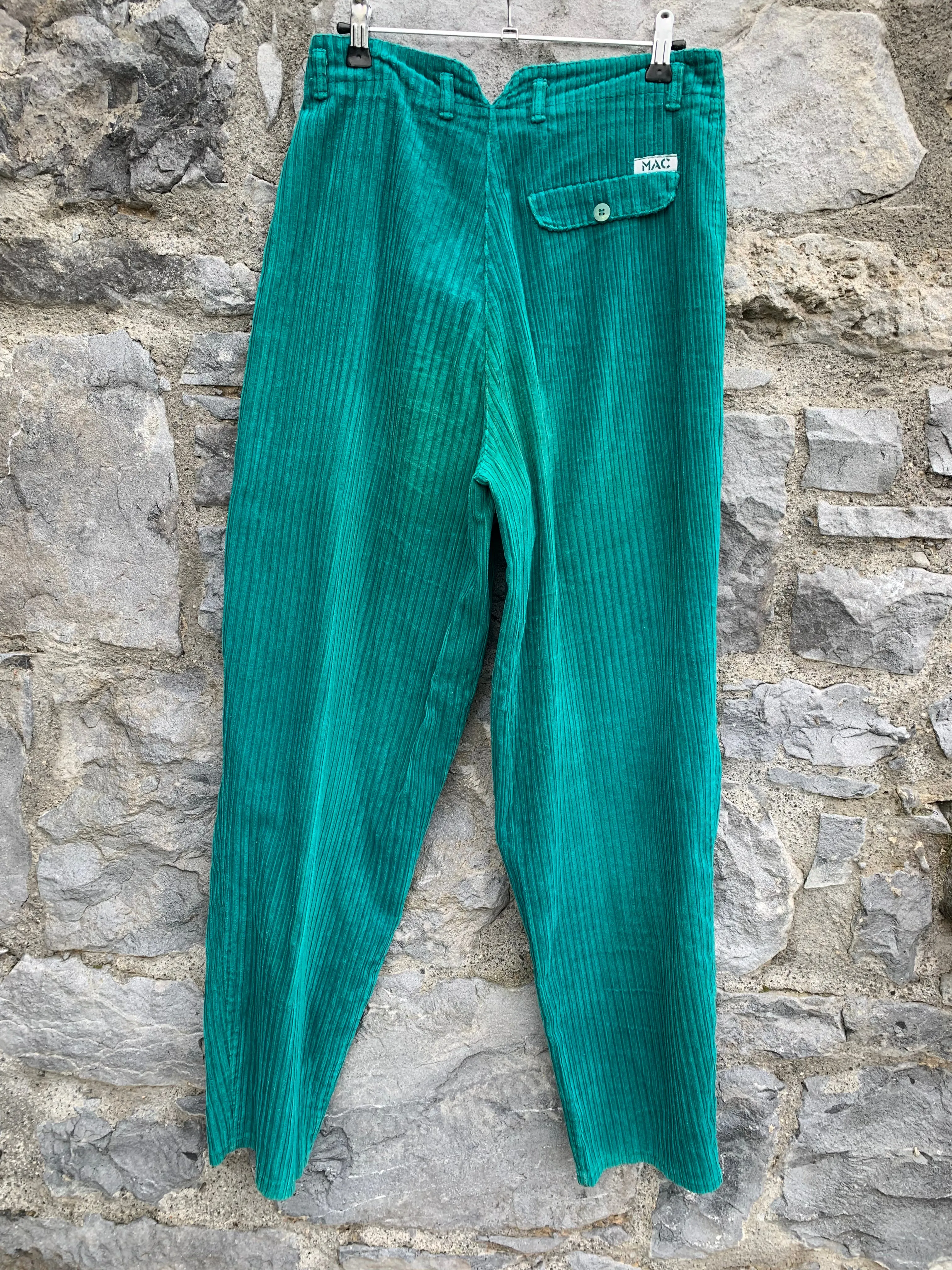 MAC jeans teal thick cord pants  uk 10