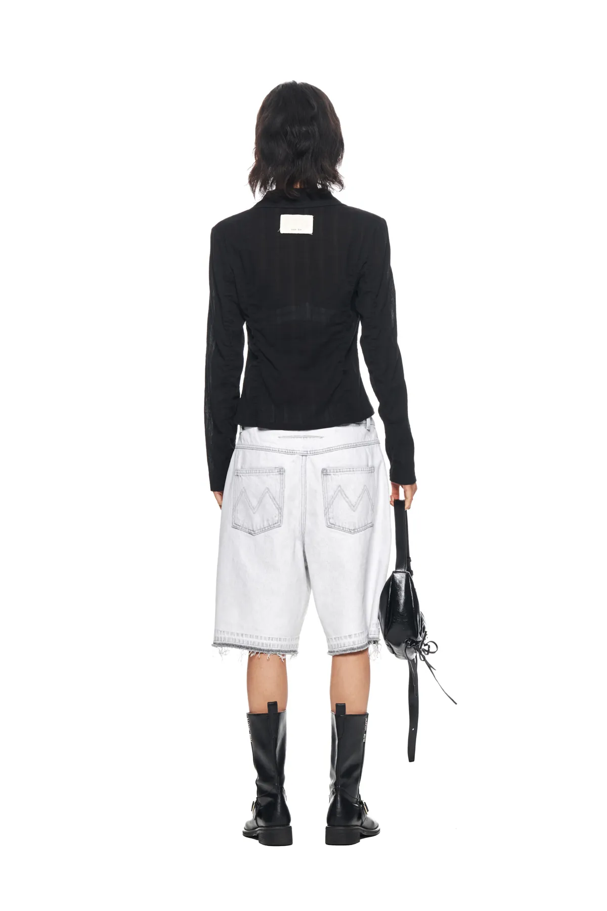 Matin Kim  |Casual Style Cotton Elegant Style Cropped Tops