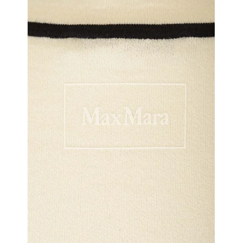 MaxMara  |Crop top in polished cotton