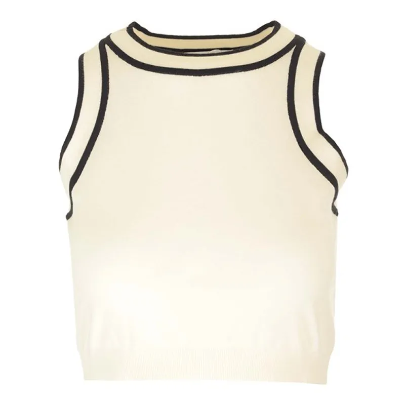 MaxMara  |Crop top in polished cotton