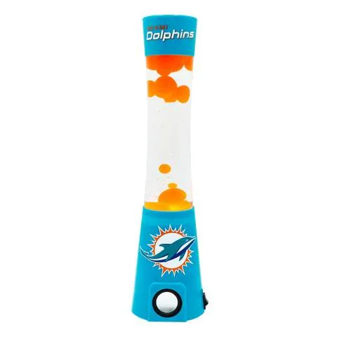 Miami Dolphins Lava Lamp w/Bluetooth Speaker