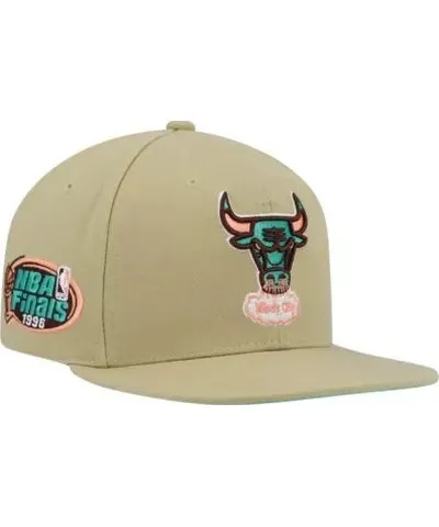 Mitchell & Ness Men's NBA Chicago Bulls 1996 NBA Finals Hardwood Classics Malibu Sunrise Fitted Hat