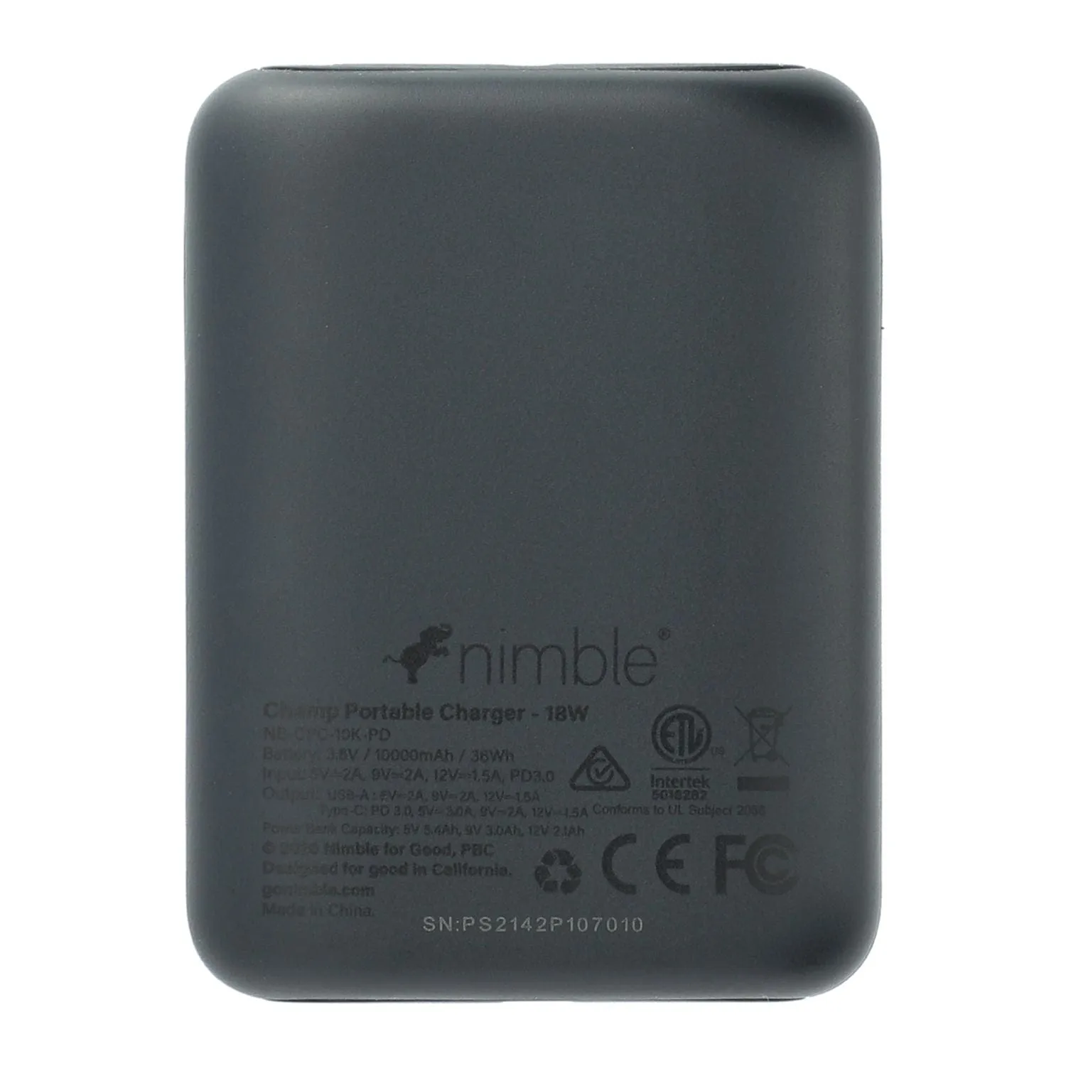 Nimble - Champ 10000 mAh PD Power Bank