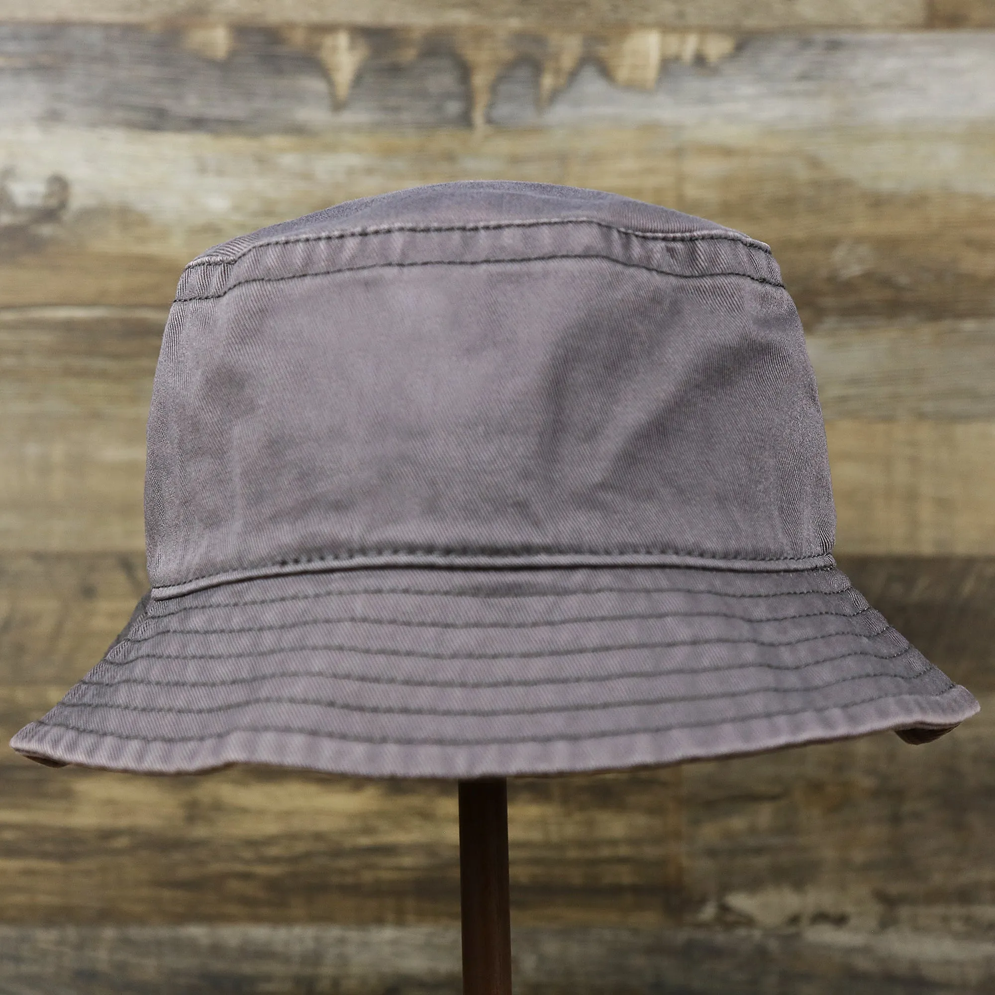 Ocean City New Jersey Gold Anchor Relaxed Twill Dark Grey Bucket Hat