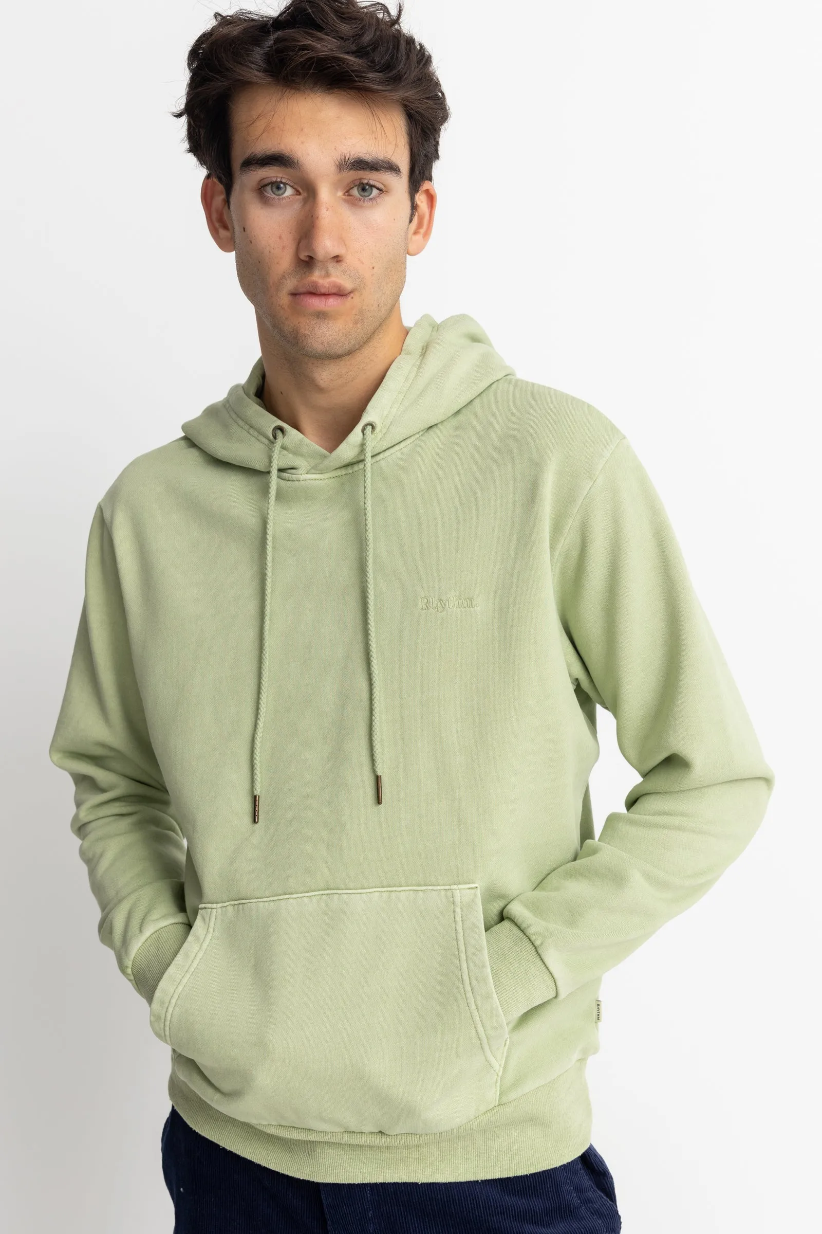 Overdyed Terry Hood Pistachio