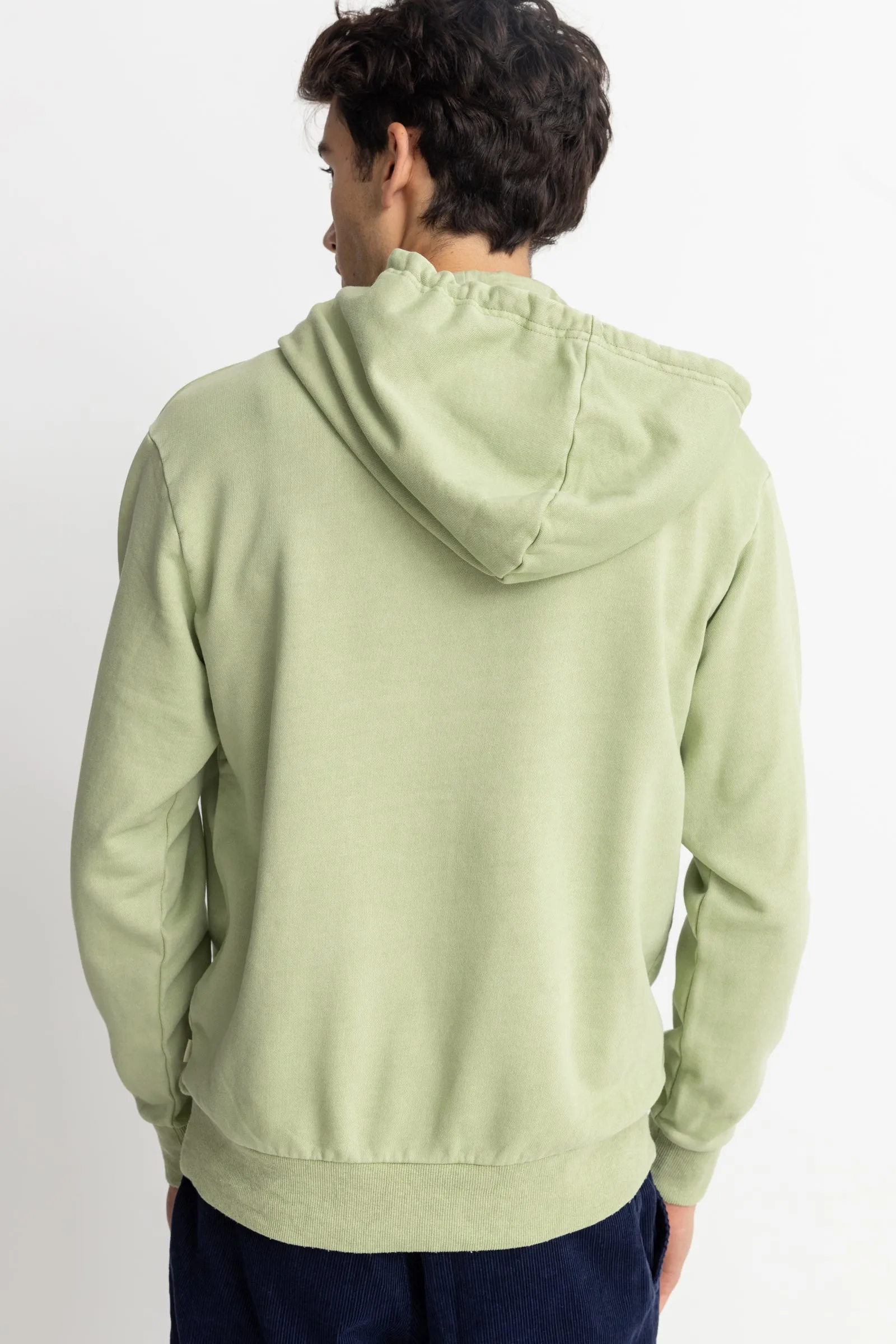 Overdyed Terry Hood Pistachio