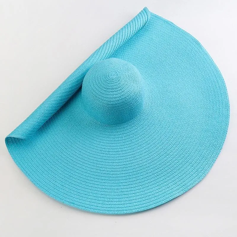 Oversized Wide Brim Sun Hat - Stay Stylish and Protected