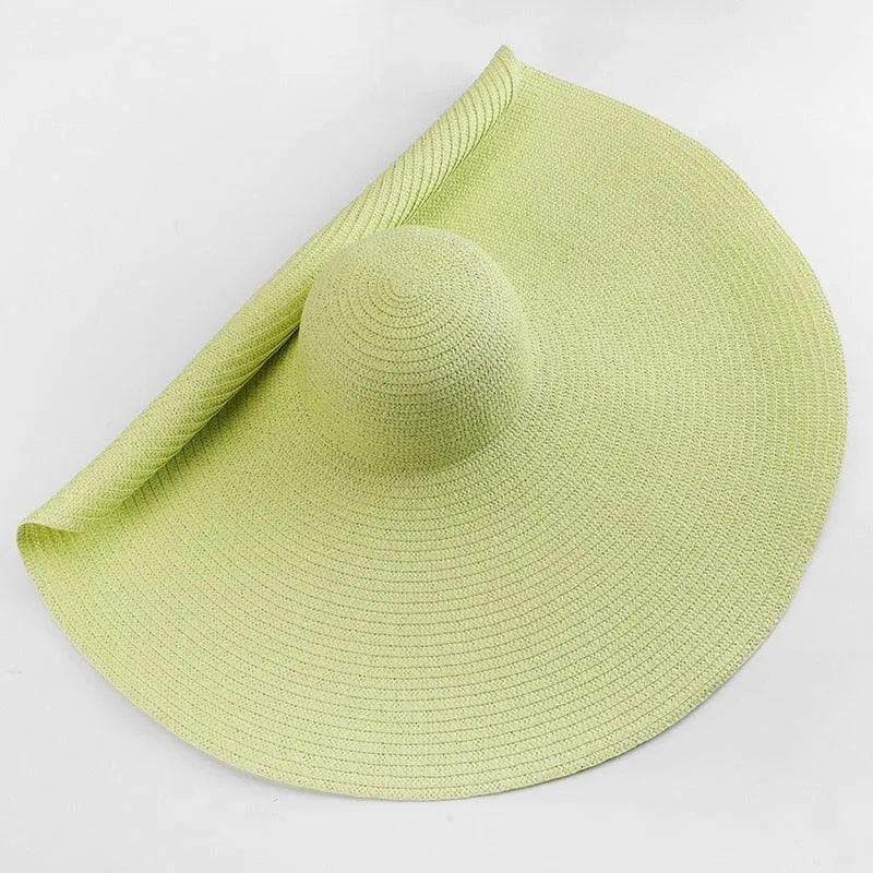 Oversized Wide Brim Sun Hat - Stay Stylish and Protected