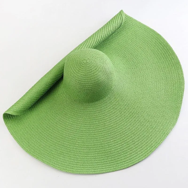 Oversized Wide Brim Sun Hat - Stay Stylish and Protected