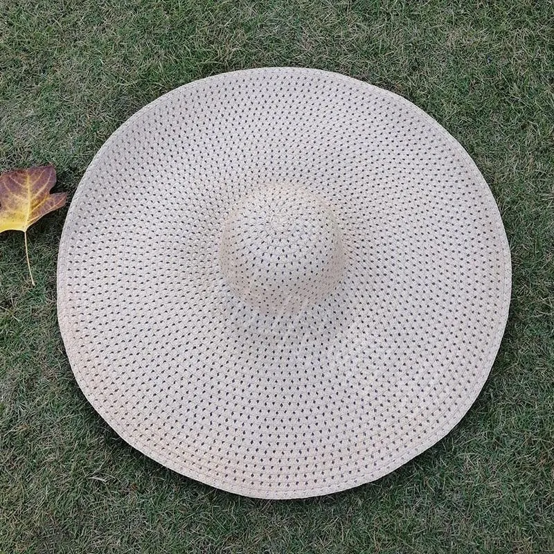 Oversized Wide Brim Sun Hat - Stay Stylish and Protected