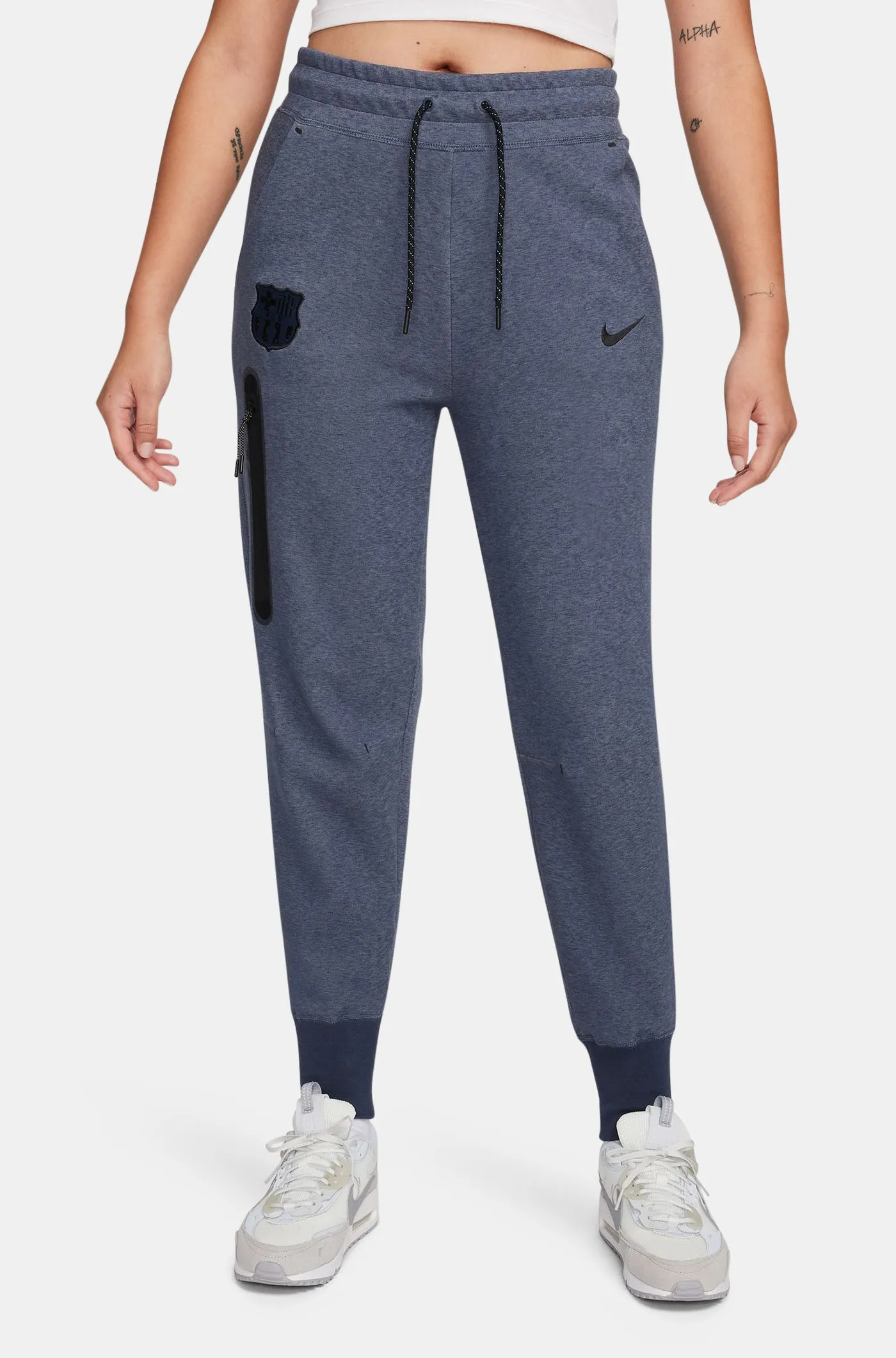 Pants Tech Blue Bara Nike - Women