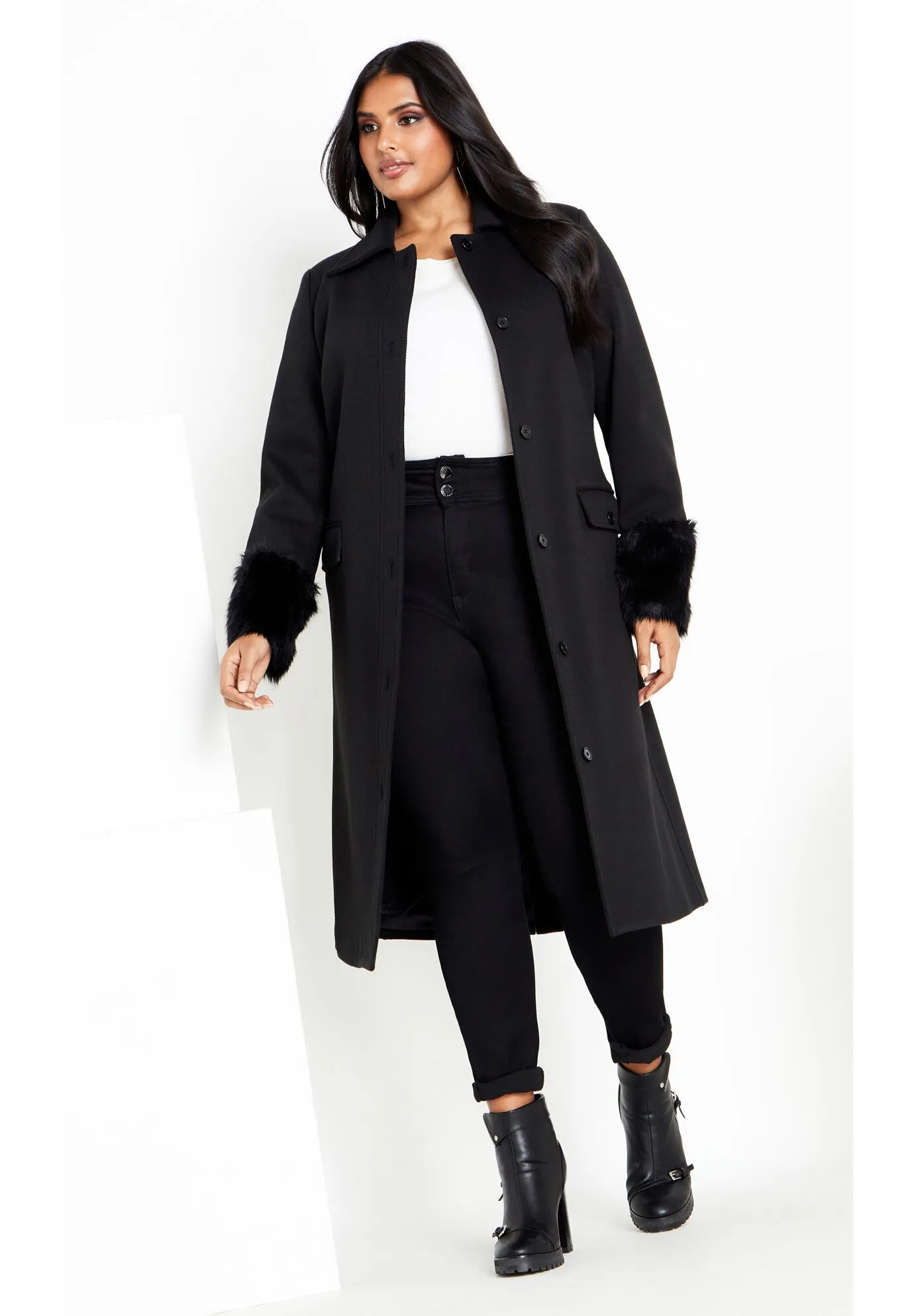 Penelope Coat - black