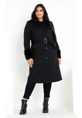 Penelope Coat - black