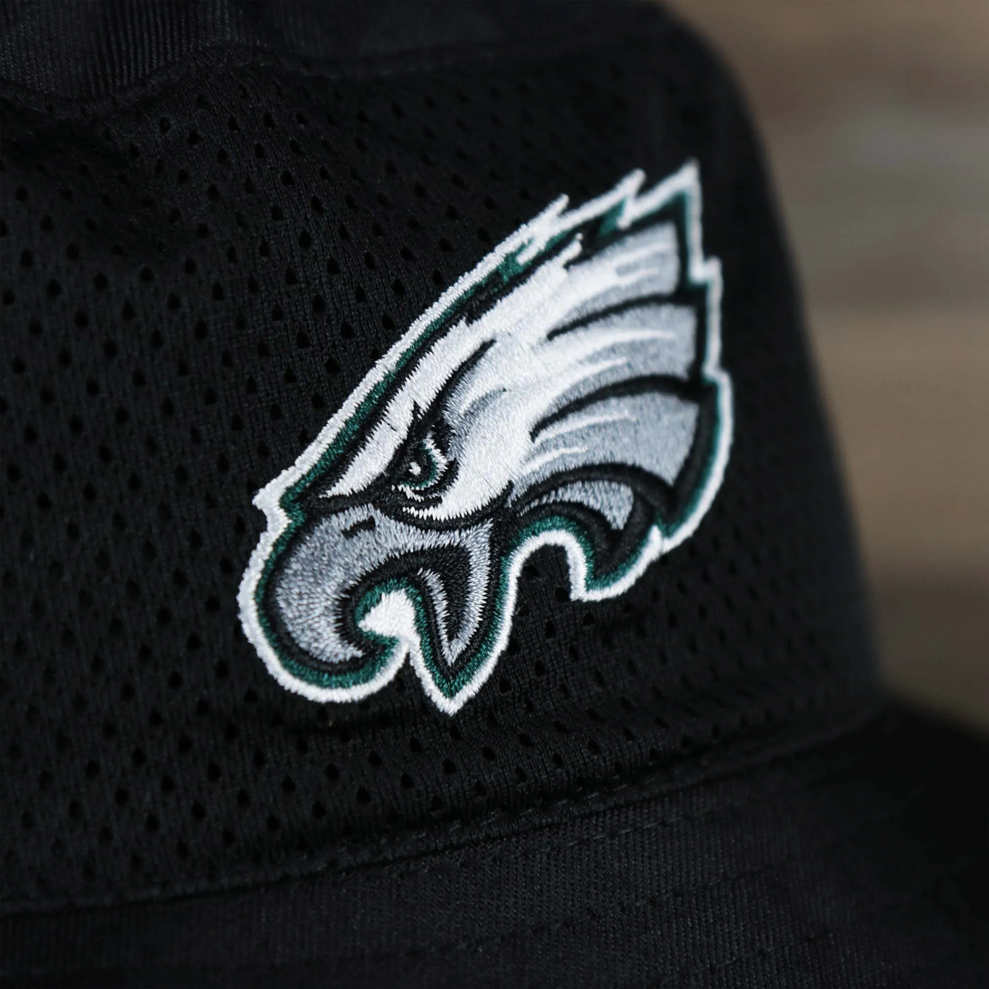 Philadelphia Eagles Panama Pail Bucket Hat | 47 Brand, Black