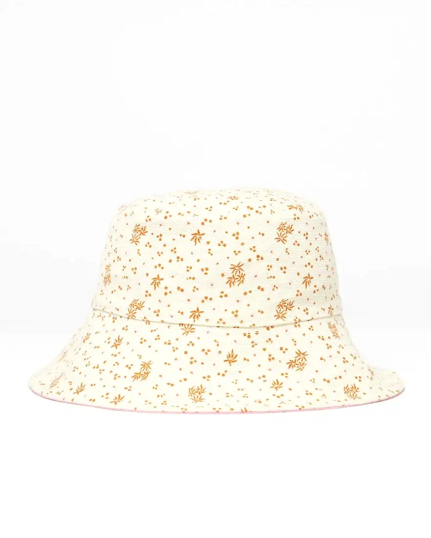 Pilusos Rusty Spring Time Reversible Bucket Hat* Pink Diamond