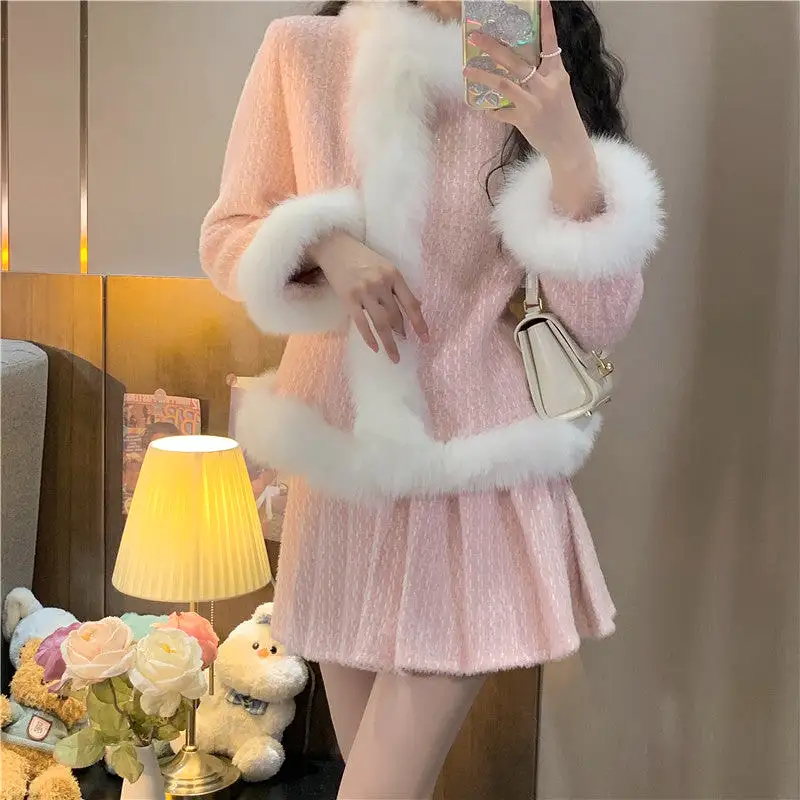 Pink Classic Winter Suit