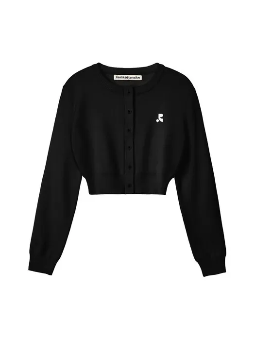 Rest & Recreation  |Long Sleeves Logo Cropped Tops Cardigans