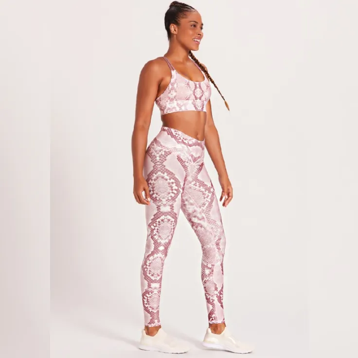 Rose Python Barefoot Leggings