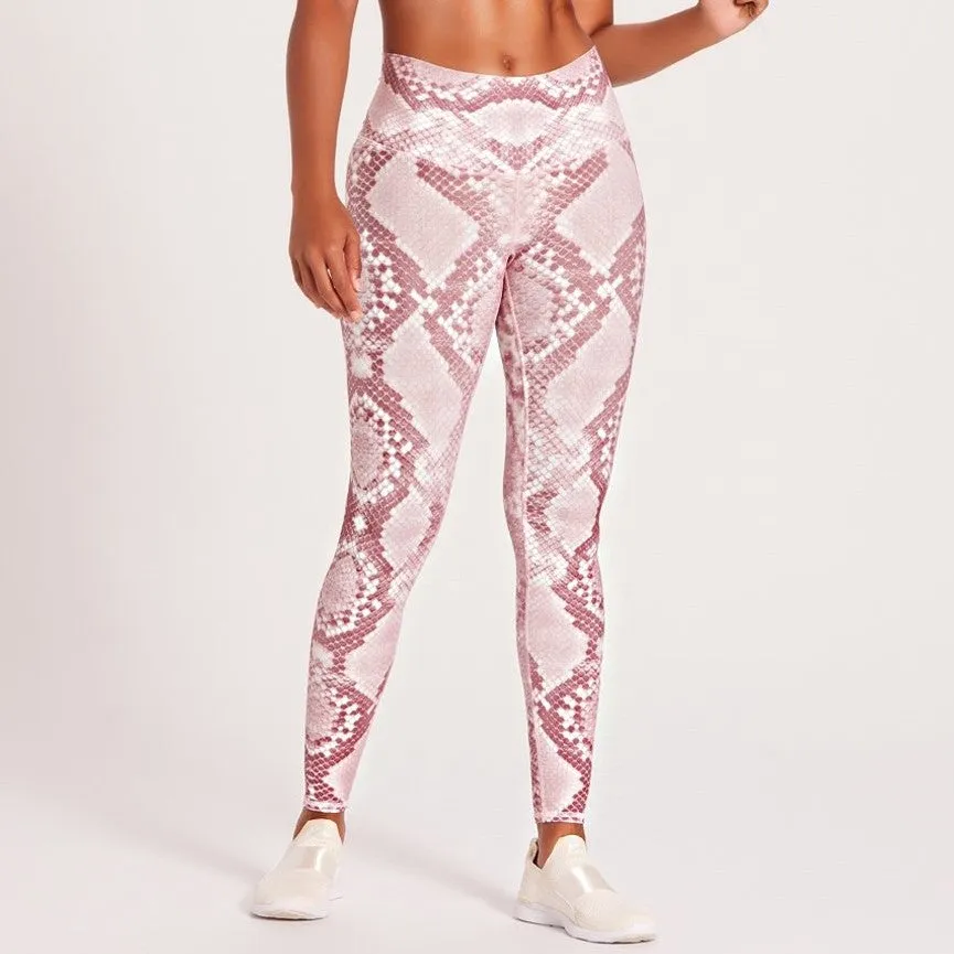 Rose Python Barefoot Leggings