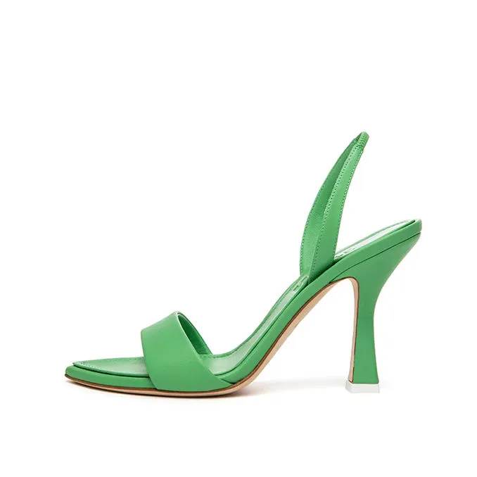 SANDAL SUOLA A PUNTA Woman Green