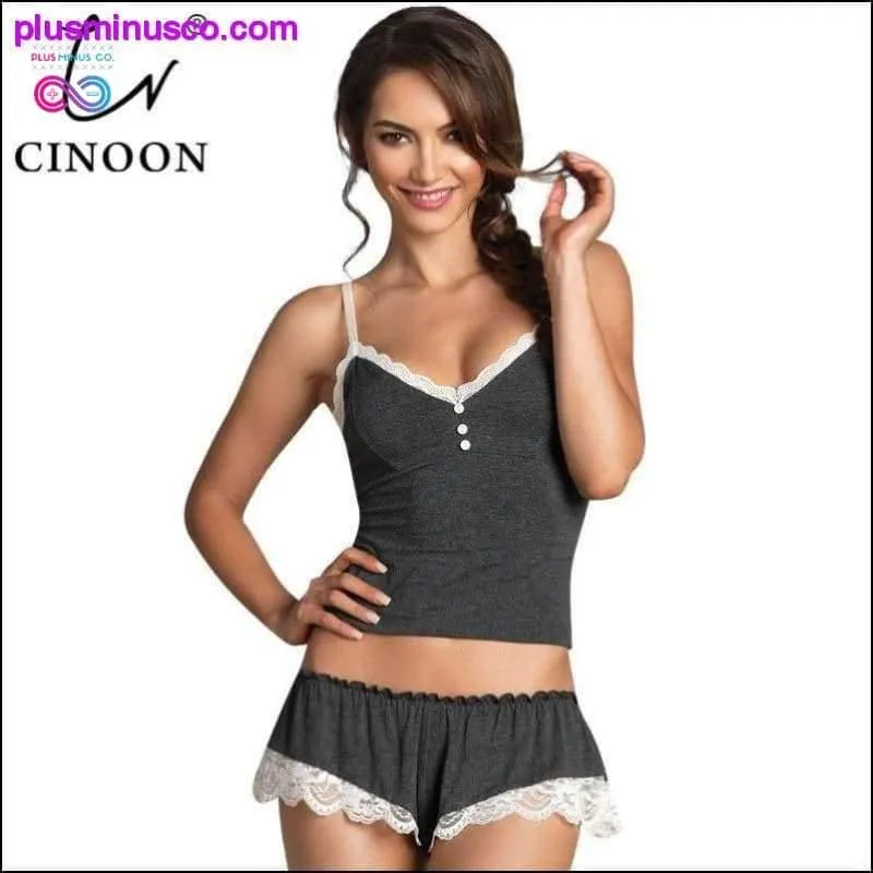 Sexy Pajama Camisole Set at PlusMinusCo.com