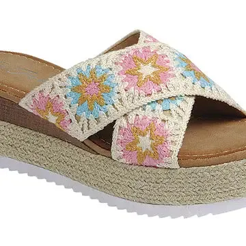 Skye Espadrille Crochet Sandal