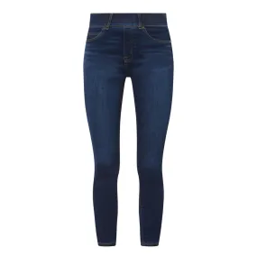 SPANX High Rise Ankle Grazer Skinny Leggings - Denim