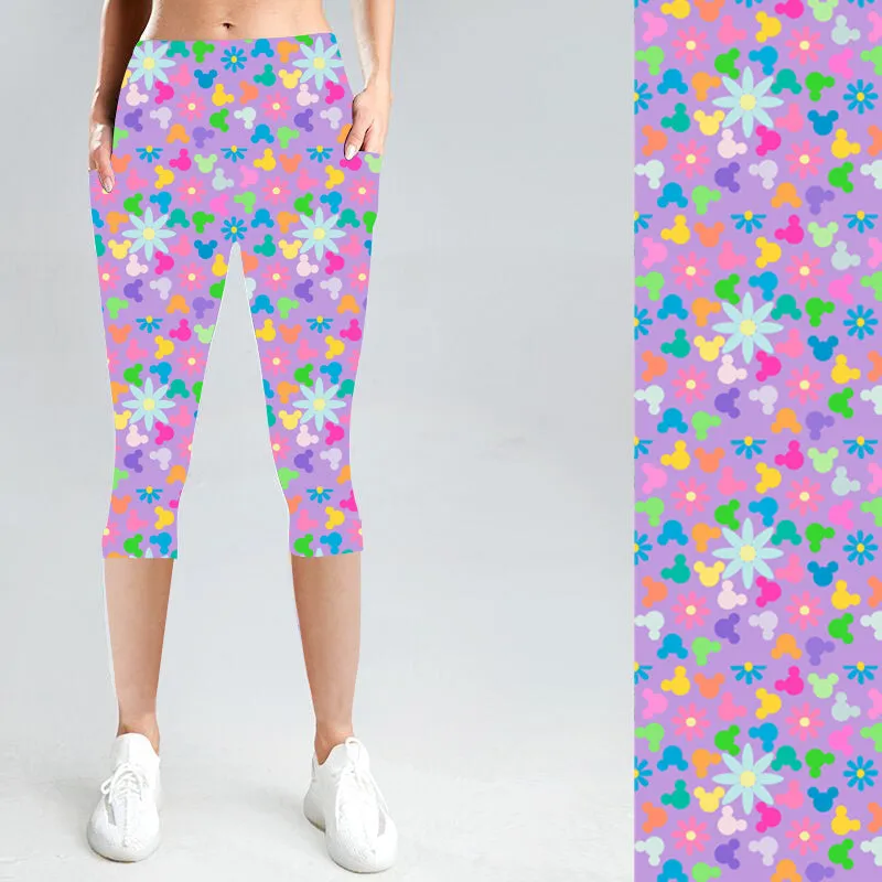 Summer Bloom with Side Pocket Leggings