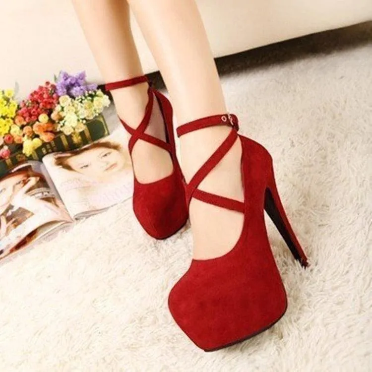 Super High Heel Stiletto Ladies Dress Pumps