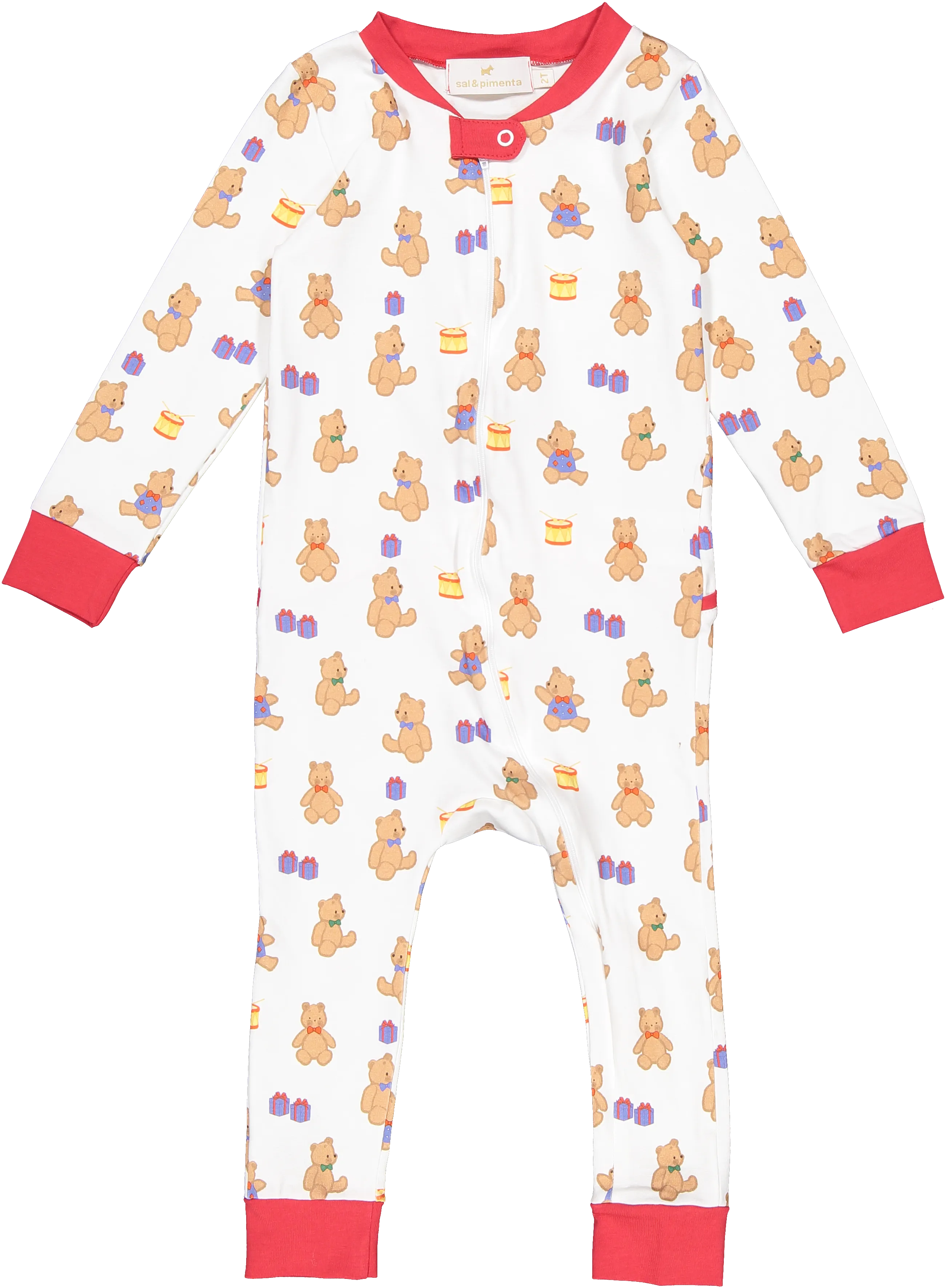 Teddy Trellis Baby Boy Pajamas