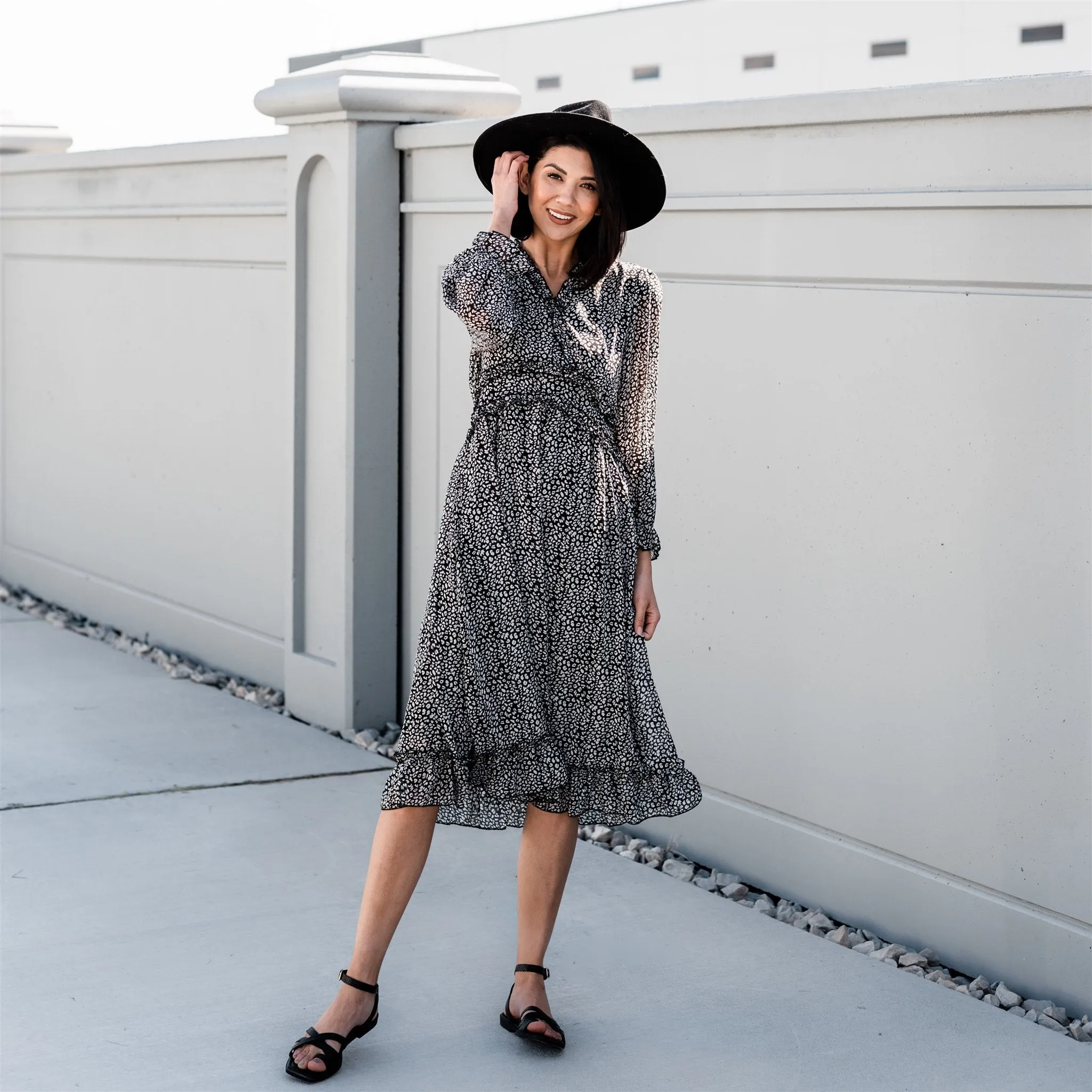 The Savannah Dress: Black