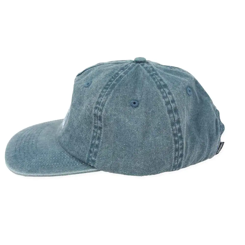 Theories Scribble Strapback Denim Hat Indigo