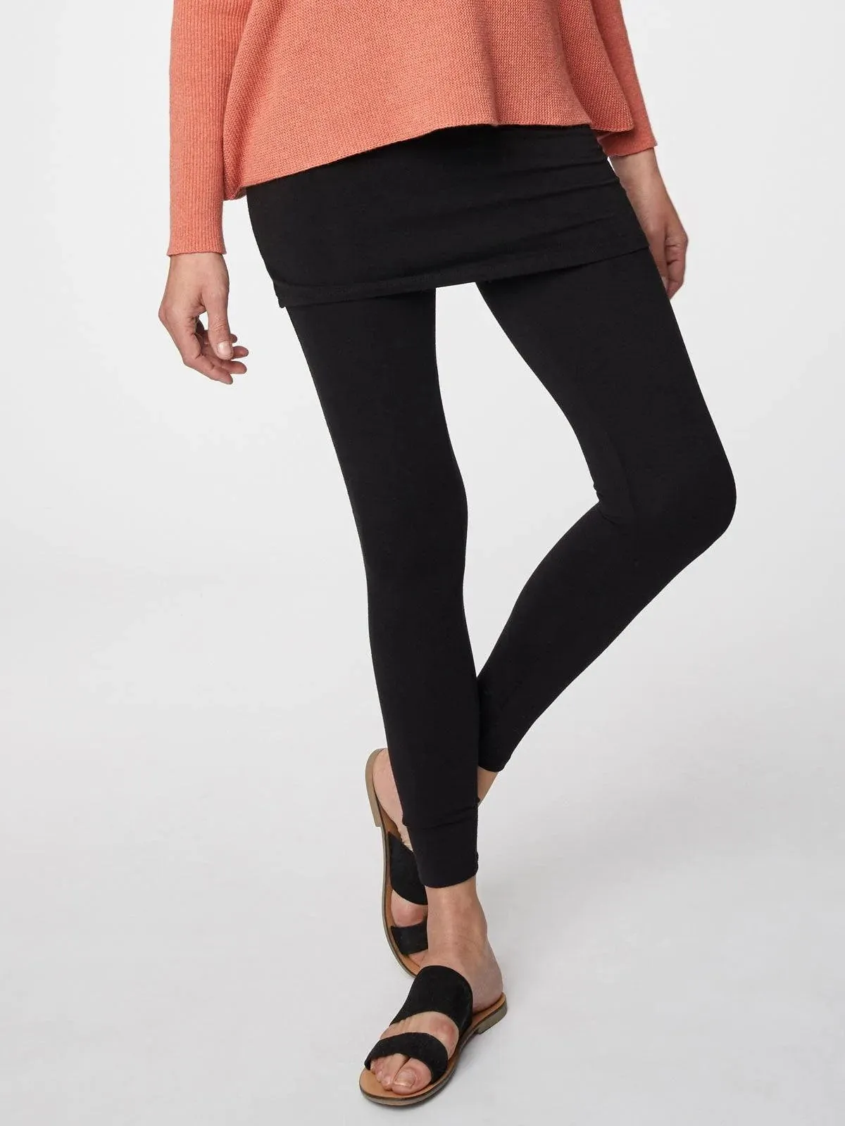 Thought Luxury Skirt Leggings - Black